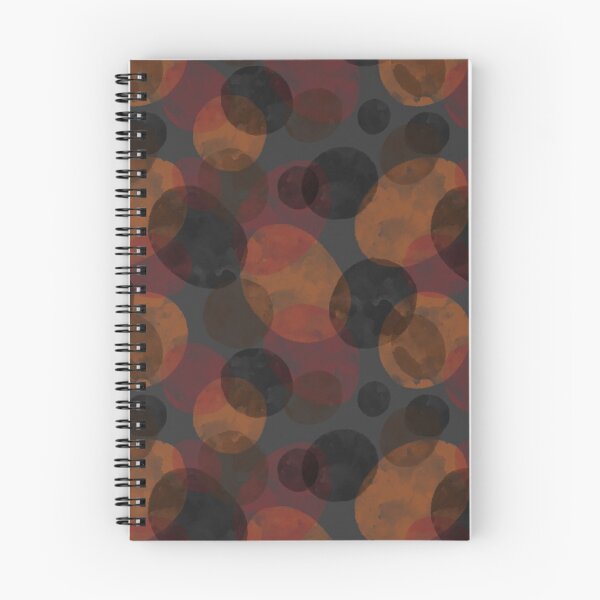 Item preview, watercolour abstract in orange, red and brown designed and sold by ColoursOfFrance.