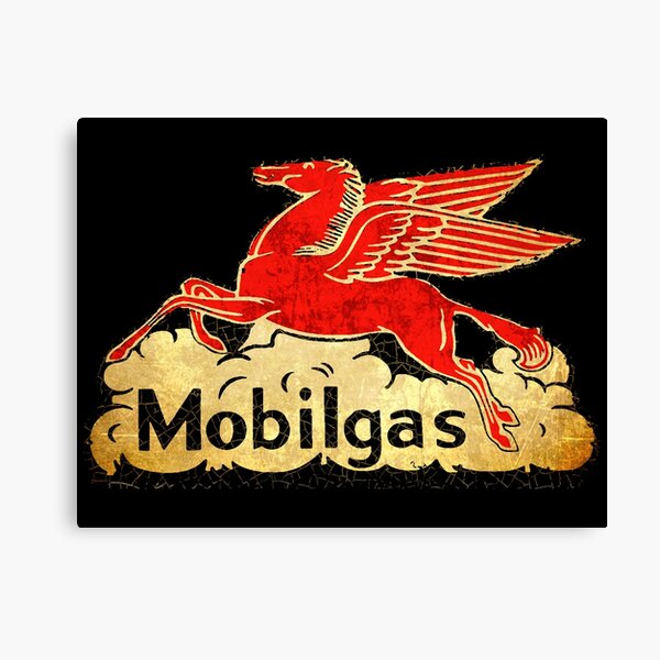 Mobil Gas Pegasus Canvas Print