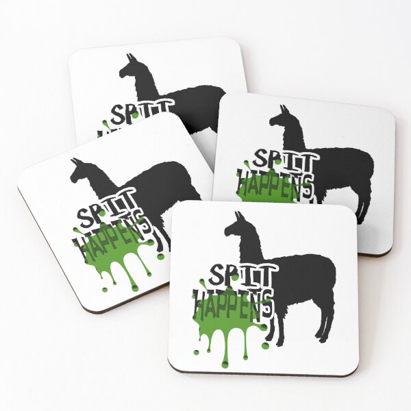 Item preview, Spit Happens Llama Meme designed and sold by RiffXS.