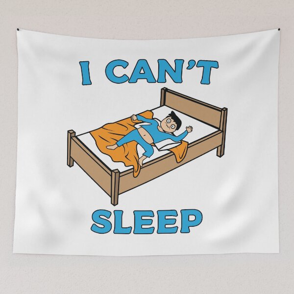 Item preview, I Can't Sleep designed and sold by teesaurus.