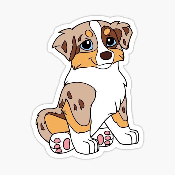 Item preview, Red Merle Aussie for Thays designed and sold by sculptedpups.