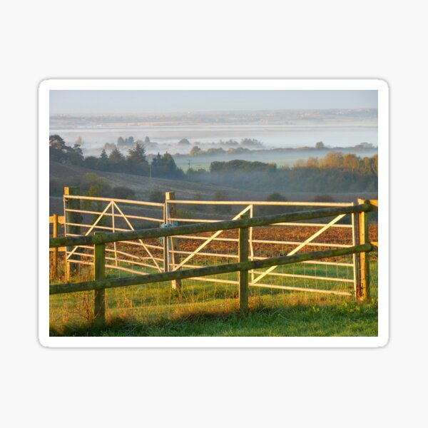 Don't Fence Me In! Althorne Sunrise Sticker