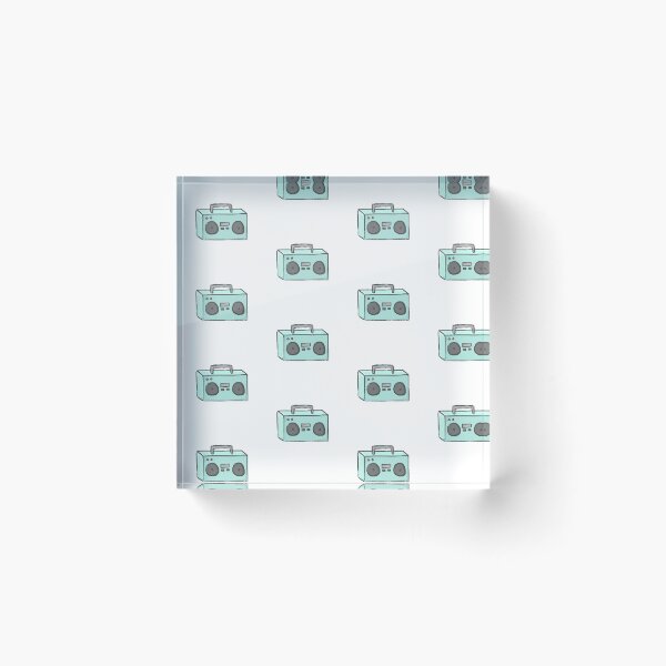 Item preview, Teal Retro Stereo designed and sold by Sophisoap.
