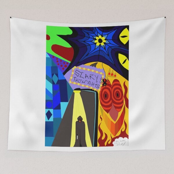 Item preview, Scary thoughts cartoon designed and sold by nicckyt.