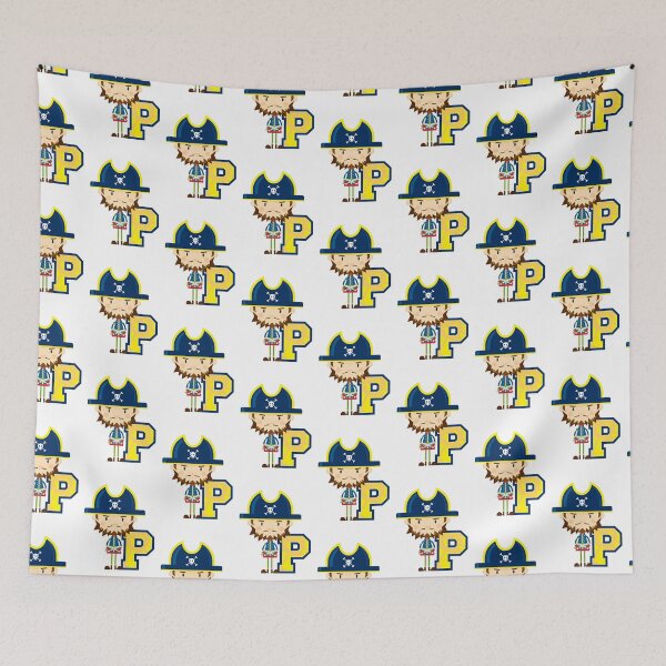 Item preview, P is for Pirate Educational Illustration designed and sold by MurphyCreative.