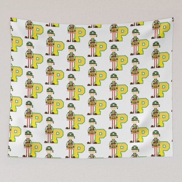 Item preview, P is for Pirate Educational Illustration designed and sold by MurphyCreative.