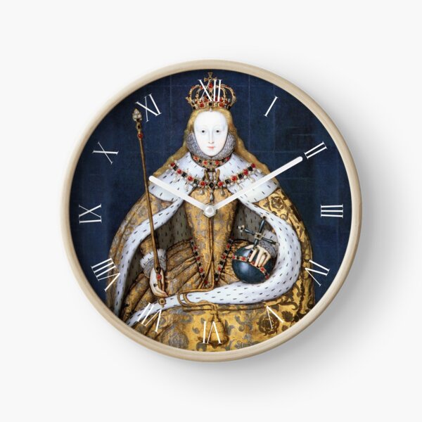 Elizabeth I Coronation Portrait Horloge