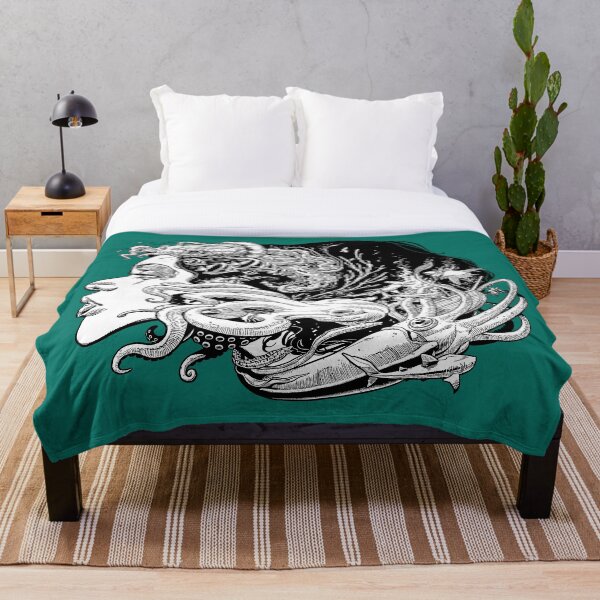 Poseidon's Mistress Alternate Throw Blanket