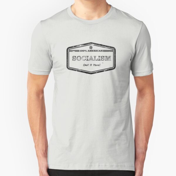 100% American Socialism Slim Fit T-Shirt