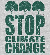 STOP CLIMATE CHANGE Kids Pullover Hoodie