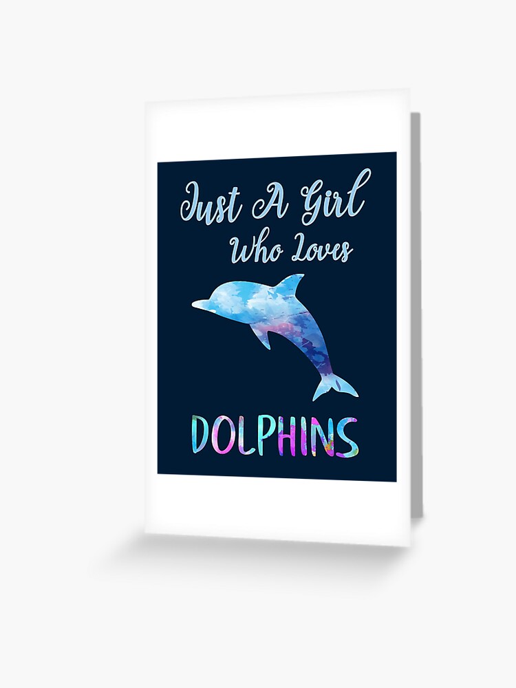 Dolphins Make Me Happy Gift For Dolphin Lover Digital Art by EQ Designs -  Pixels