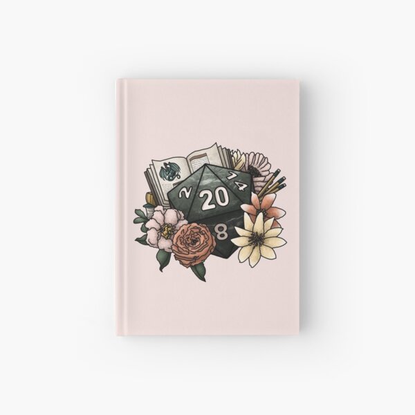 Dungeon Master D20 - Tabletop Gaming Dice Hardcover Journal