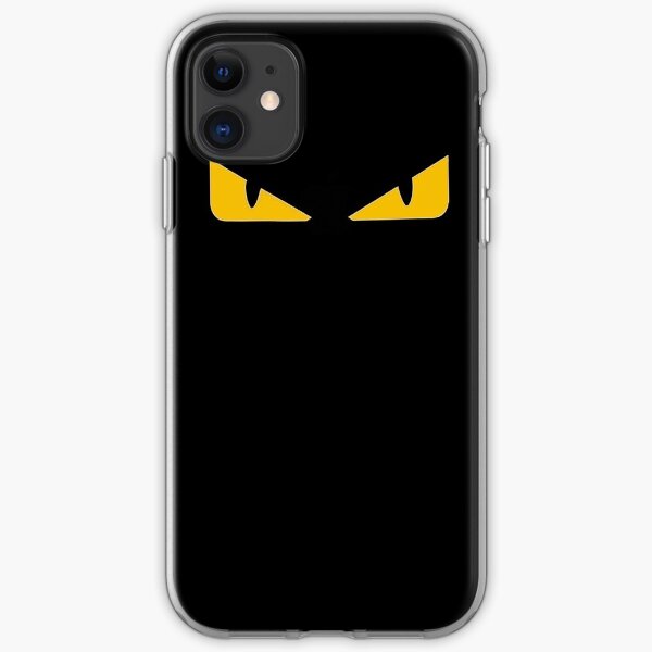 Black Fendi iPhone Soft Case