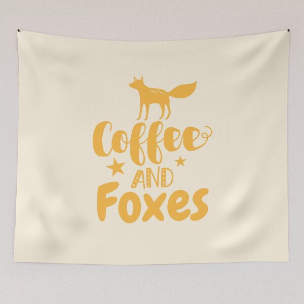 Item preview, Coffee and foxes designed and sold by jazzydevil.