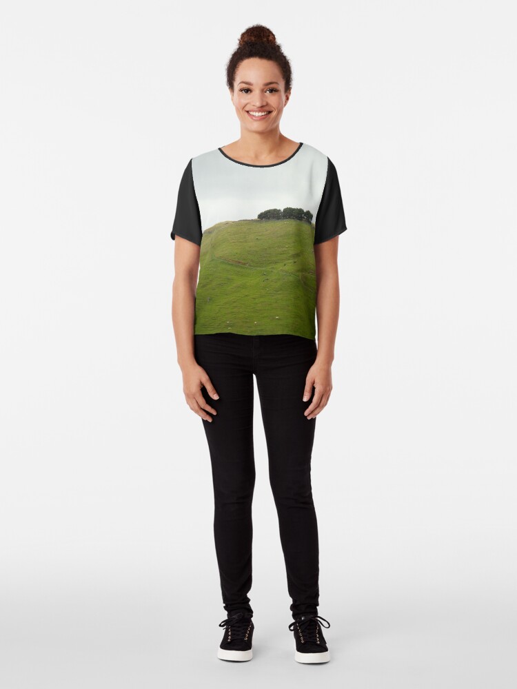 Alternate view of On the ridge Chiffon Top