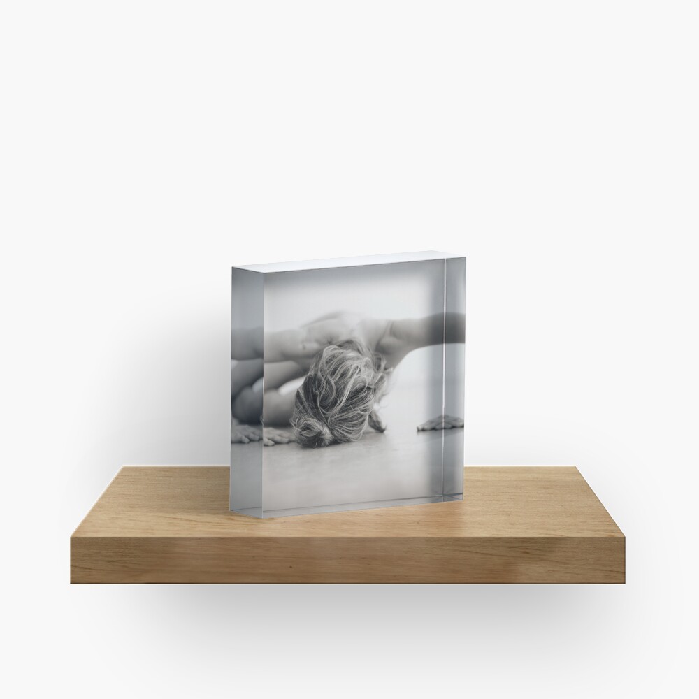 Jo in platinum Acrylic Block