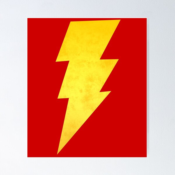 Vista previa del artículo con la obra «Logotipo de Shazam Grunge», diseñado y vendido por wpshinobi.