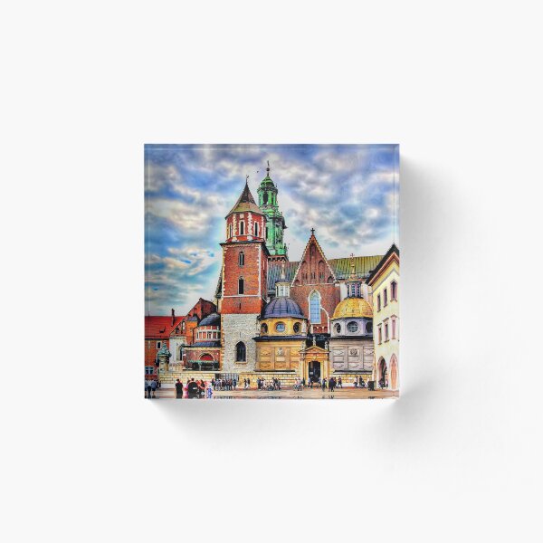 Cracow wawel castle Acrylic Block