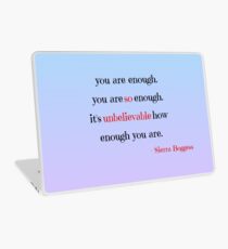 Sierra Boggess quote Laptop Skin