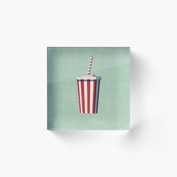 FAST FOOD / Softdrink Acrylblock