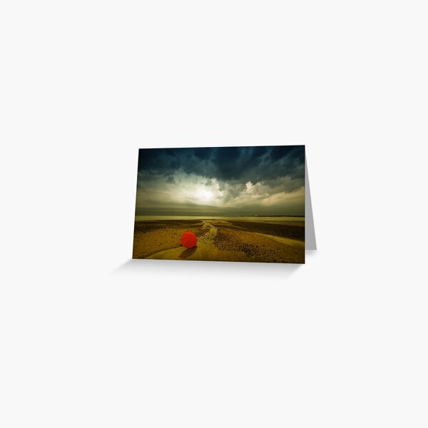 The Lost Umbrella Greeting Card