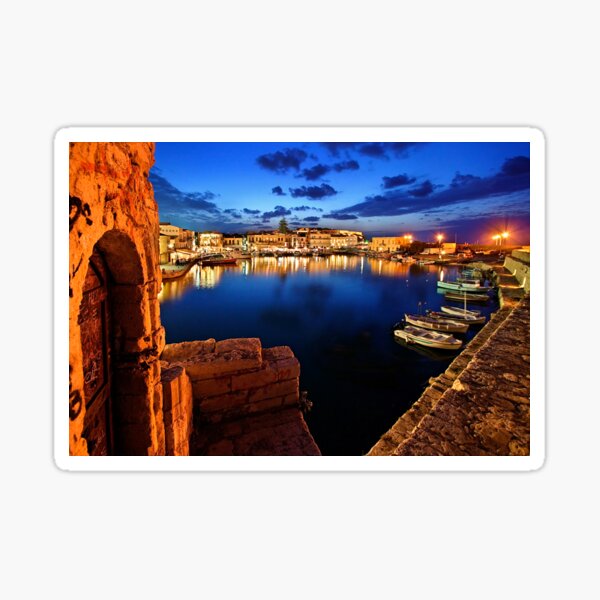 Item preview, The old Venetian port of Rethymno - Crete designed and sold by Cretense72.