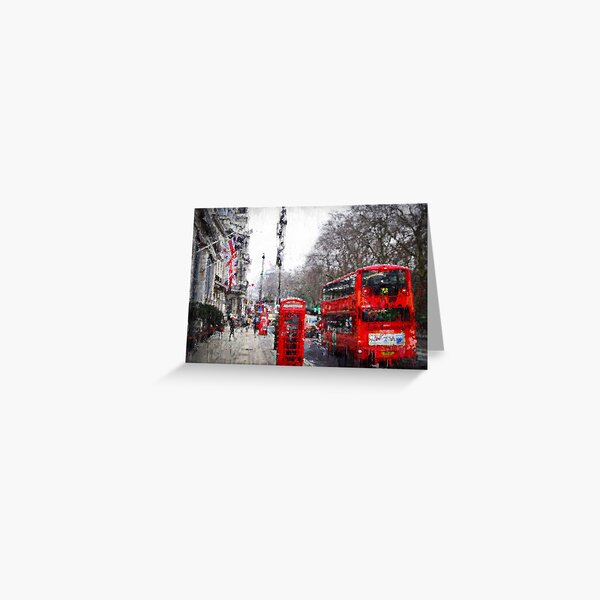 Aperçu de l'œuvre Rues de Londres créée et vendue par AM FineArtPrints.