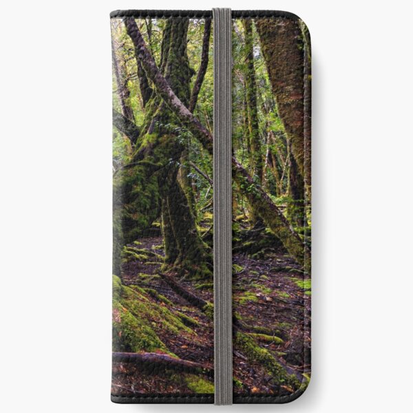 The clearest way to the Universe is through a forest wilderness iPhone Wallet