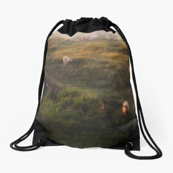 The cows Drawstring Bag