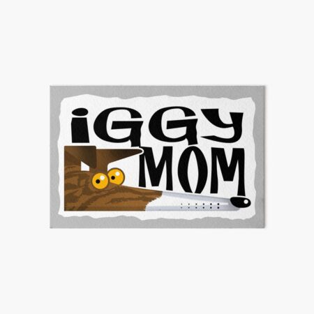 Aperçu de l'œuvre Iggy Mom (bringé et blanc) créée et vendue par RichSkipworth.