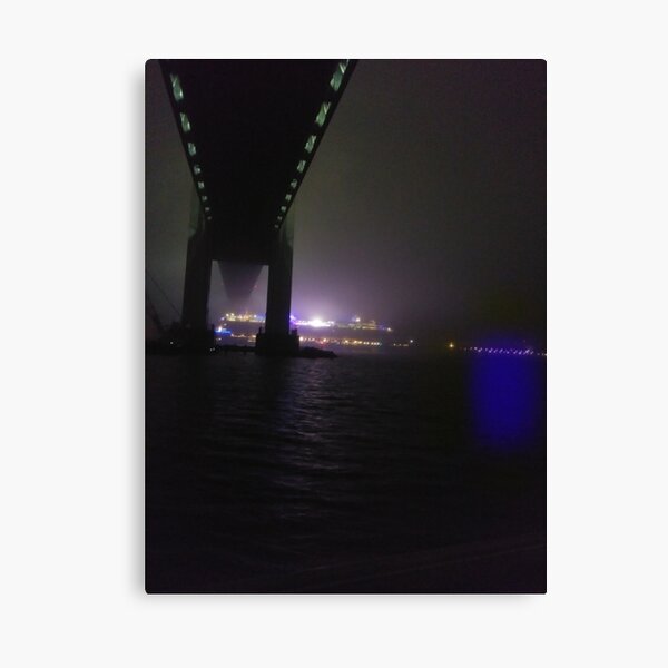 Early #Morning at #Verrazzano-Narrows #Bridge, Cable-stayed bridge  Canvas Print
