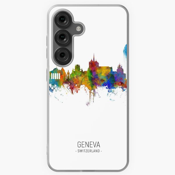 Item preview, Geneva Switzerland Skyline designed and sold by ArtPrints.