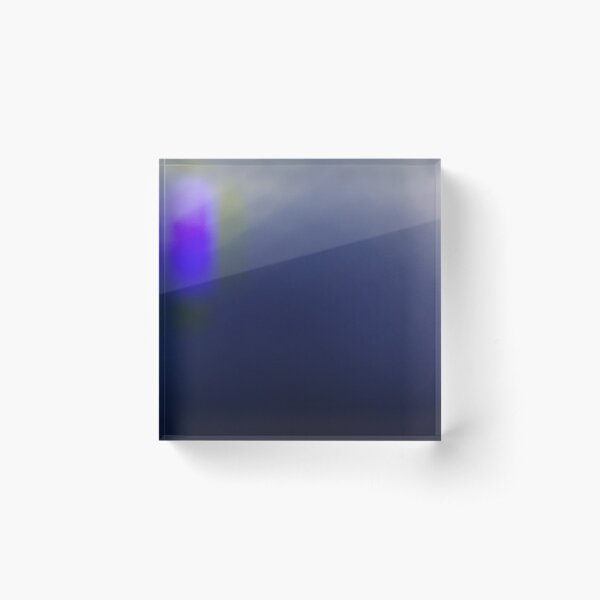 Cobalt Blue Color Acrylic Block