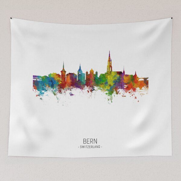 Item preview, Bern Switzerland Skyline designed and sold by ArtPrints.