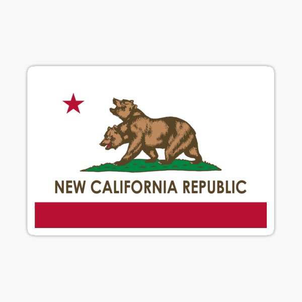 Fallout New California Republic Sticker