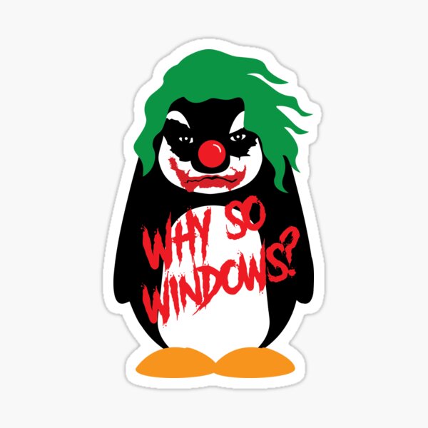 Item preview, Why So Windows? Linux Tux Penguin  designed and sold by alltheprints.