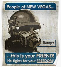Fallout NCR propaganda poster Poster