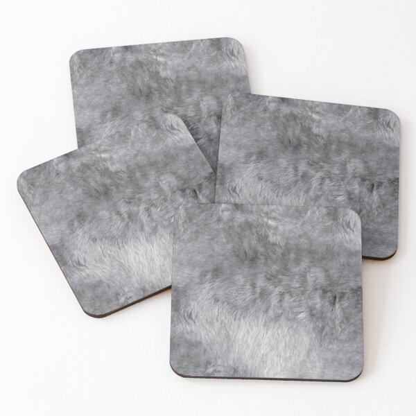 Item preview, Grey fur coat designed and sold by pamposdev.