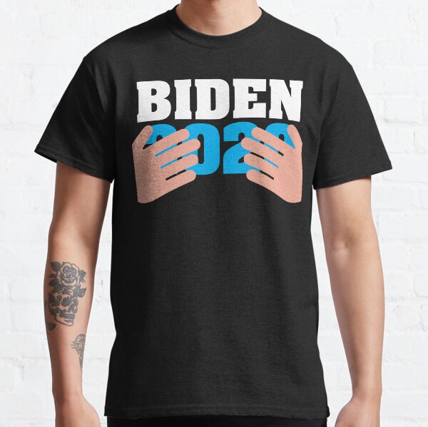 Lustige Joe Biden 2020 Touchy Hands umarmen Meme Classic T-Shirt