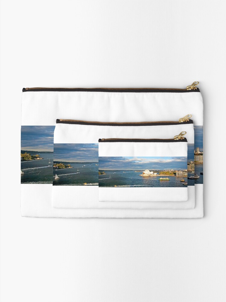 Alternate view of Sydney Harbour Zipper Pouch
