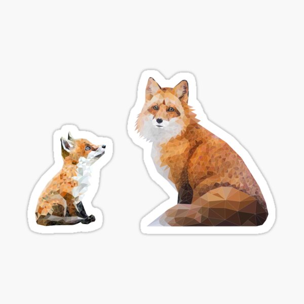 Fox Tenderness Sticker