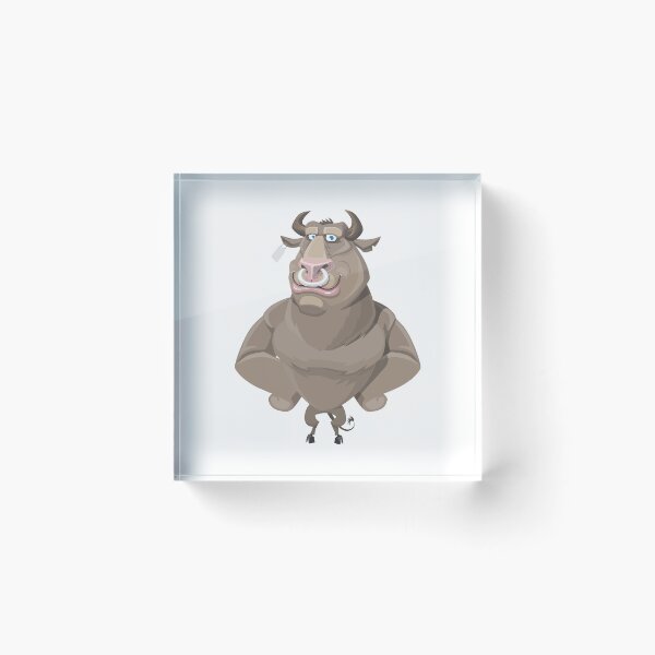 Item preview, Cartoon Bull designed and sold by AdiDsgn.
