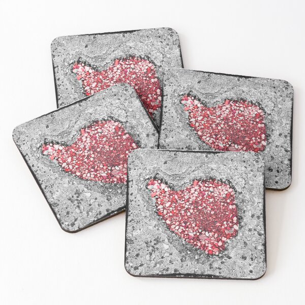 Item preview, Found Art - Sidewalk Heart Selective Color designed and sold by Warren Paul Harris.