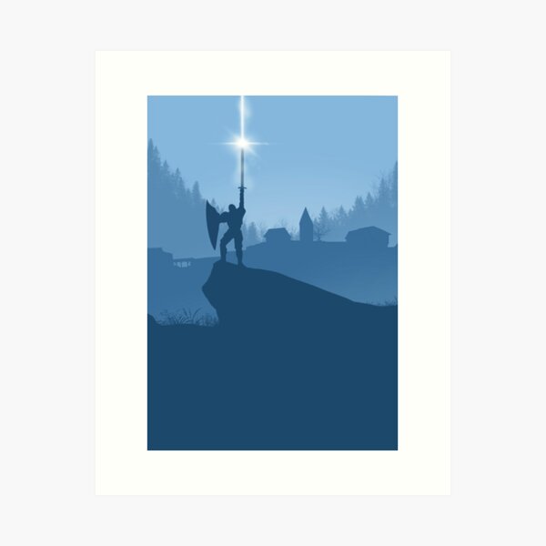 Saihate no paladin minimalist poster