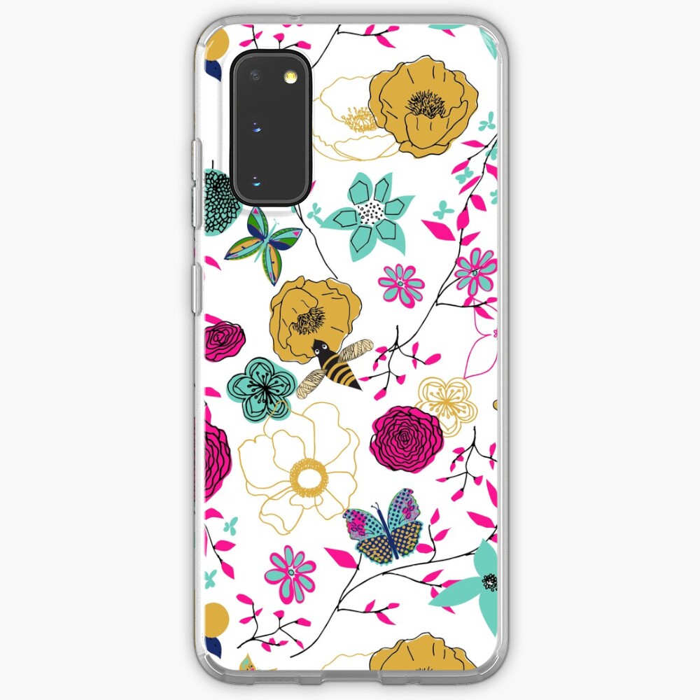 Bees and Butterflies Case & Skin for Samsung Galaxy