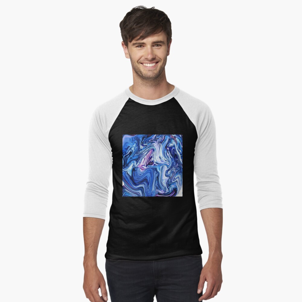 Item preview, Baseball ¾ Sleeve T-Shirt designed and sold by OneDayArt.