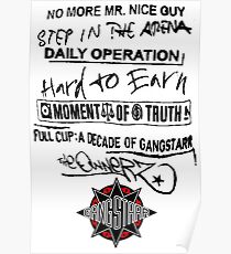Póster Discografía Gang Starr