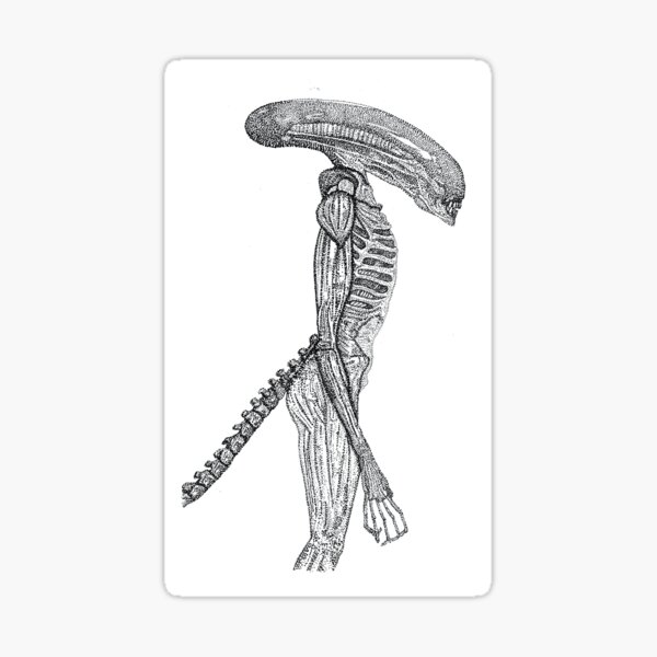 Alien xenomorph Sticker