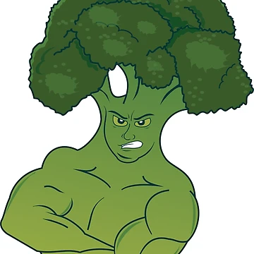 Artwork thumbnail, Muscle broccoli by RPHDesigns