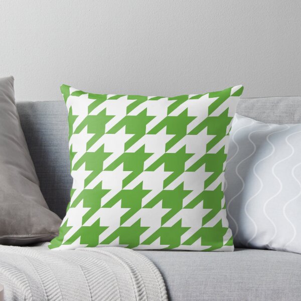 Item preview, GrassGreen Large Houndstooth designed and sold by ImageNugget.